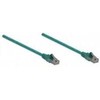 INTELLINET UTP LAN Cat6, cable, patch, 0.5m, žalias, 342469