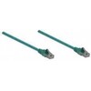 INTELLINET UTP LAN Cat6, cable, patch, 0.5m, žalias, 342469