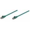 INTELLINET UTP LAN Cat6, cable, patch, 0.5m, žalias, 342469