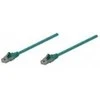 INTELLINET UTP LAN Cat6, cable, patch, 0.5m, žalias, 342469