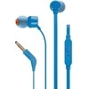 Į ausis įkišamos ausinės su mikrofonu JBL Tune T160, Mėlynos