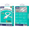 JELLICO cable B15 Micro 3.1A 1M Baltas