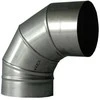 Kaminų alkūnė WADEX 116, D130 mm 90°
