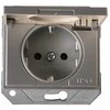 Kištukinis lizdas VILMA XP500, metalo spalvos, IP44