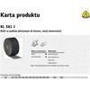 Płótno KLINGSPOR ritinys ant audinio pagrindo KL381J 200mm gr.150 (50mb)