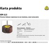 KLINGSPOR ŚCIERNICA LISTKOWA TRZPIENIOWA KM613 30mm x 30mm x 6mm gr. 80