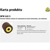 KLINGSPOR ŚCIERNICA WALCOWA DO SATYNOWANIA NFW600 100mm x 100mm x 19mm MEDIUM