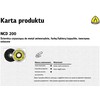 KLINGSPOR VALYMO RATAS 115mm NCD 200