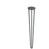 Kojelė Rei D8 x 710 mm, juoda