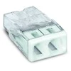 Jungtis 2x0.5-2.5mm balta WAGO