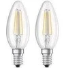 Lemputė Osram LED, B40, šiltai balta, E14, 4 W, 470 lm