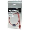 MANHATTAN HDD SATA L-type CABLE 1 DEVICE, 0.5m, red 305808
