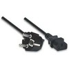 MANHATTAN, Power cable, computer - wall socket, Schuko - C13, 1.8m, 16A, CE, 314695, ICOC 01-NC-B, 300148