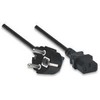 MANHATTAN, Power cable, computer - wall socket, Schuko - C13, 1.8m, 16A, CE, 314695, ICOC 01-NC-B, 300148