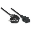 MANHATTAN, Power cable, computer - wall socket, Schuko - C13, 1.8m, 16A, CE, 314695, ICOC 01-NC-B, 300148