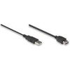 MANHATTAN USB 2.0 extension cable A-A, M/F, 3.0m, juodas 346511