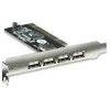 MANHATTAN USB 2.0 PCI card, 4 External or 3 External with 1 Internal Connections, 171557