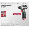 metabo akumuliatorinis gręžtuvas BS BL 12V 38Nm 2x2,0Ah