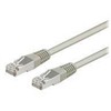 Goobay Jungiamasis laidas Cat 5e F/UTP RJ45/RJ45 kabelis 1m pilka