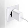 PTC Forcell 230V sieninis įkroviklis su USB Type-C, žaibo (APPLE) laidu 3A 20W su PD ir QC 4.0 įkrovimo funkcija