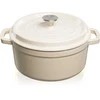 Sourcing Puodas Grand feu FEUMWHITE, 24 cm x 24 cm x 10.5 cm, 3.5 l