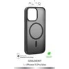 SBS Puro Gradient MagSafe Silikoninis dėklas for iPhone 15 Pro Max - Juodas