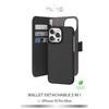 SBS Puro Wallet Detachable – 2in1 dėklas Apple iPhone 15 Pro Max juodos spalvos