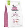 Brit Care Sustainable Adult Small Breed vištiena&Insect sausas Maistas šunims, 7kg