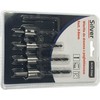 Grąžtas SILVER Sidabrinis WIERTŁA DO DREWNA Z POGŁĘBIACZEM 3-6mm 5szt.