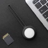Dėklas SILICONE ELASTIC CASE KEY RING PENDANT FOR APPLE AIRTAG LOCATOR Juodas