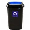 Šiukšliadėžė Plafor, 12 l, mėlyna/juoda