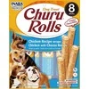 Bikuvalt Churu Dog skanėstas Rolls vištienos sūris 96g
