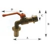 Color_Tap Sodo čiaupas TDM Brass, 3/4"
