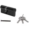 Valnes Spynos cilindras 30 x 30 mm, 3 raktai, juodos spalvos
