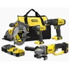 Įrankių rinkinys Stanley SFMCK469M2-QW (SFMCD711 + SFMCF800 + SFMCG400 + SFMCS500); 2x4,0 Ah akum.