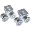 Stumdomųjų durų ratukai Helaform PPS-100/steel, 2 vnt.