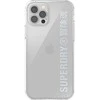 Dėklas SUPERDRY SNAP CASE CLEAR IPHONE12/12 PRO TRANSPARENT / Sidabrinis