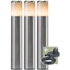 Šviestuvas Ludeco STEN PL1013, 1W, LED, IP44, sidabro