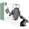 Tech-Protect V1 Car telefono laikiklis for Windshield/Cockpit – juodos spalvos