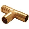 Color_Tap Trišakis žarnoms sujungti TDM Brass, ½", išorinis sriegis