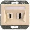 Harry Potter USB ir HDMI lizdas VILMA XP500, dramblio kaulo spalvos