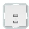 USB kroviklis VILMA QR1000, mat. baltos spalvos