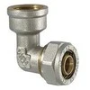 Tdm_Brass Užveržiama alkūnė 1070, 32 mm x 1" x 3 mm, vidin. sriegis