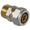 Tdm_Brass Užveržiamas antgalis 1030, 1" x 26 mm, išorinis sriegis