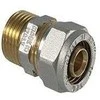 Tdm_Brass Užveržiamas antgalis 1030, 1" x 32 mm, išorinis sriegis