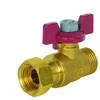 Arco Ventilis 02290, 1/2" su slankiojančia jungtim, raud. rankena