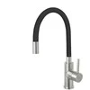 Plakiklis Virtuvinis maišytuvas Ferro Zorba Inox BZR4BSS, juodas