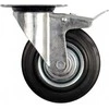 VOREL KOŁO SKRĘTNE Juoda GUMA HAMULEC 160mm 87325