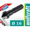 WOLFCRAFT HSS CHAMFER 16 mm, 6 KAMPŲ BOTAS 1/4 colio