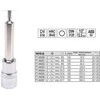 YATO KLUCZ TRZPIENIOWY SPLINE 1/2" M 8x100mm